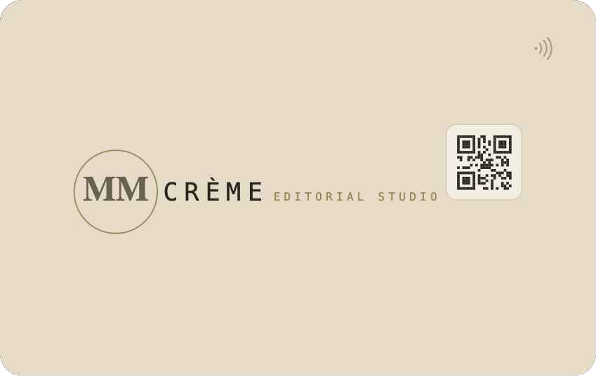 DataCard Design – Crème · Rückseite