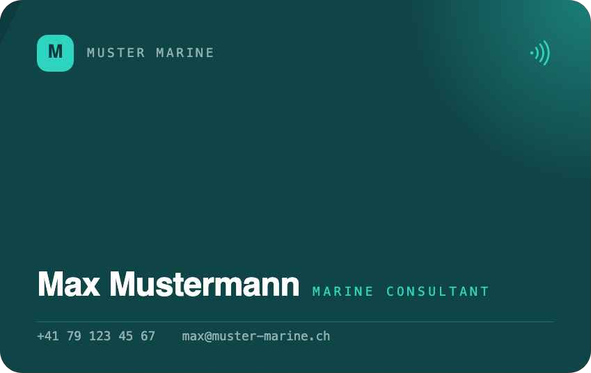 DataCard Design – Marine