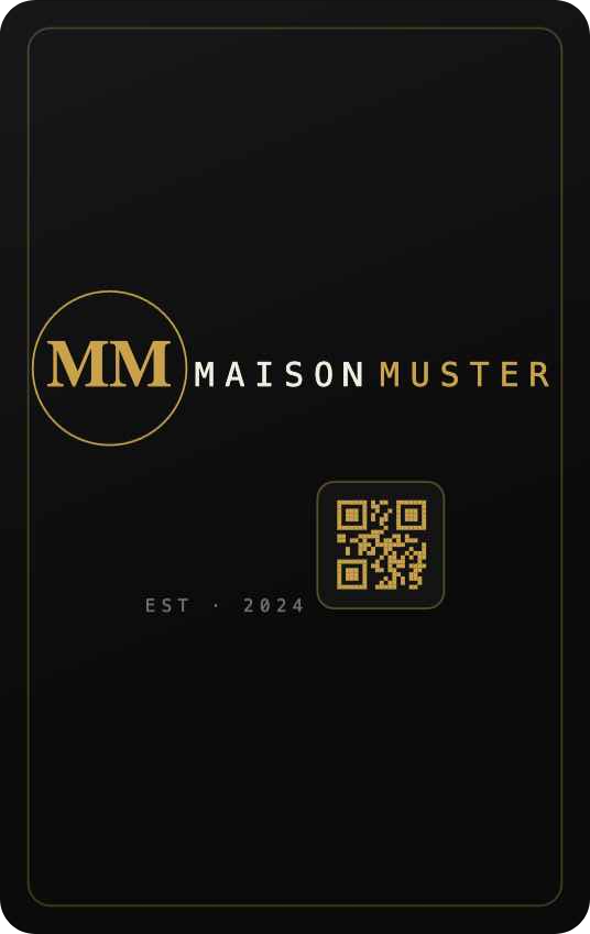 DataCard Design – Noir-Or · Rückseite